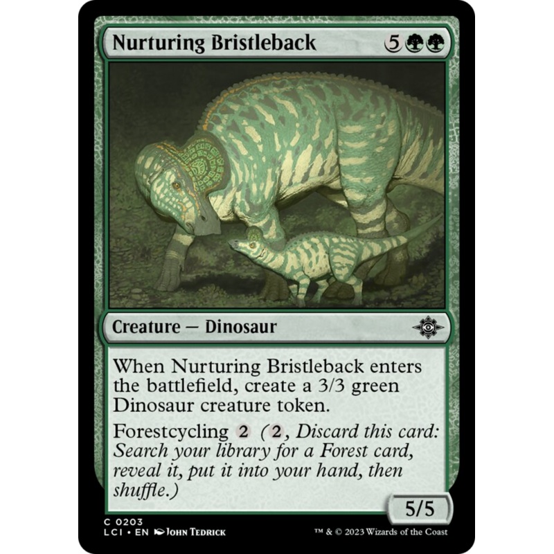 Nurturing Bristleback [The Lost Caverns of Ixalan]