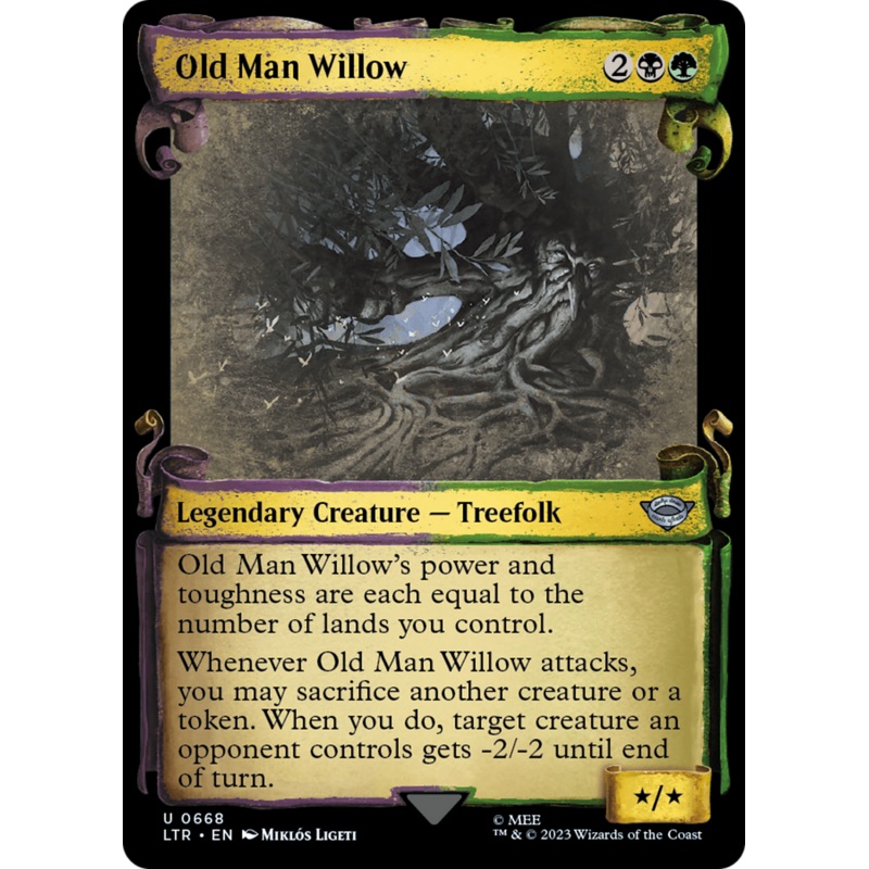 Old Man Willow [The Lord of the Rings: Tales of Middle-Earth Showcase Scrolls]