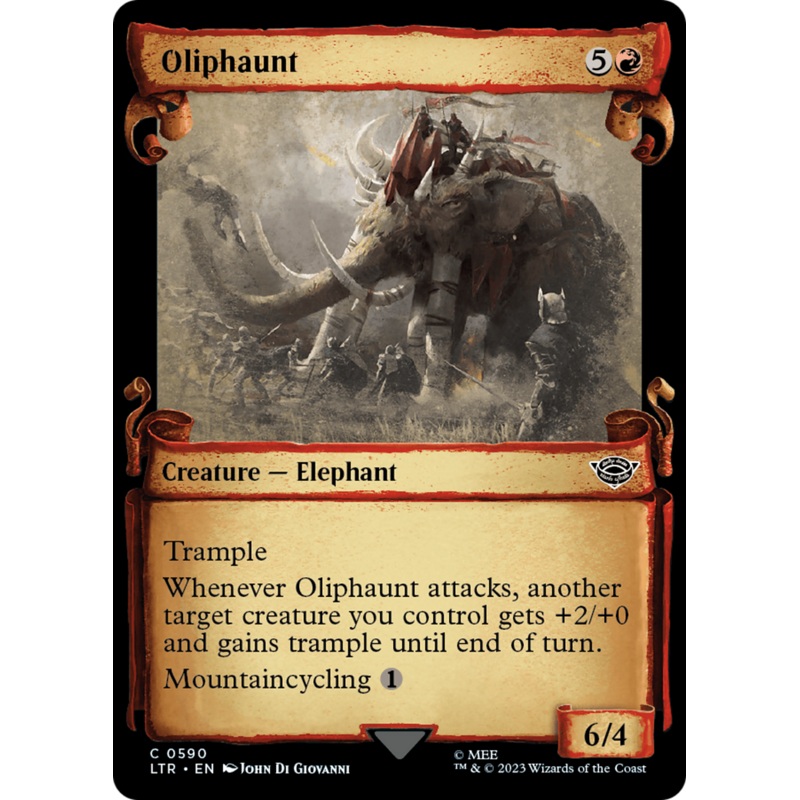 Oliphaunt [The Lord of the Rings: Tales of Middle-Earth Showcase Scrolls]
