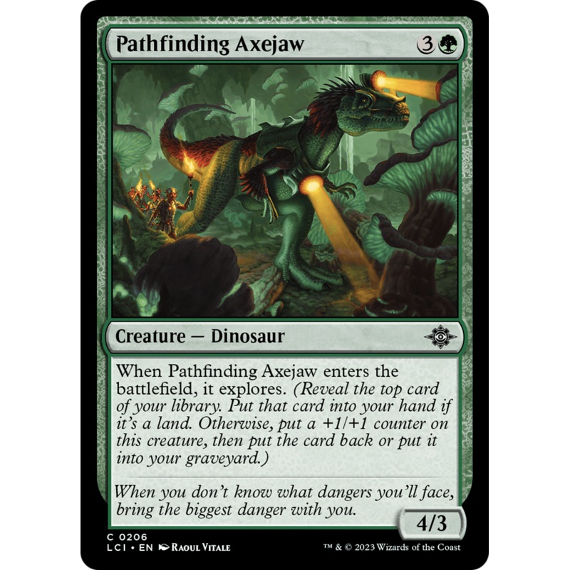 Pathfinding Axejaw [The Lost Caverns of Ixalan]