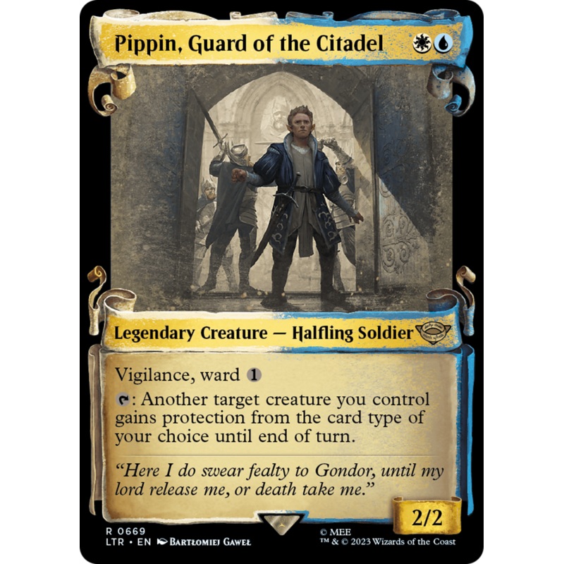 Pippin, Guard of the Citadel [The Lord of the Rings: Tales of Middle-Earth Showcase Scrolls]