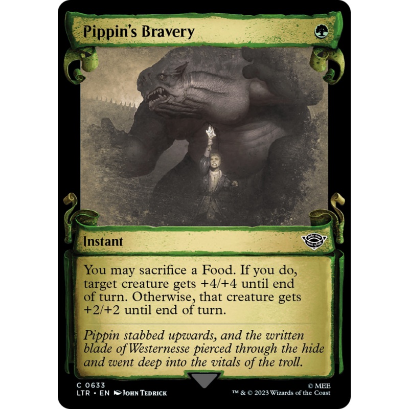 Pippin's Bravery [The Lord of the Rings: Tales of Middle-Earth Showcase Scrolls]