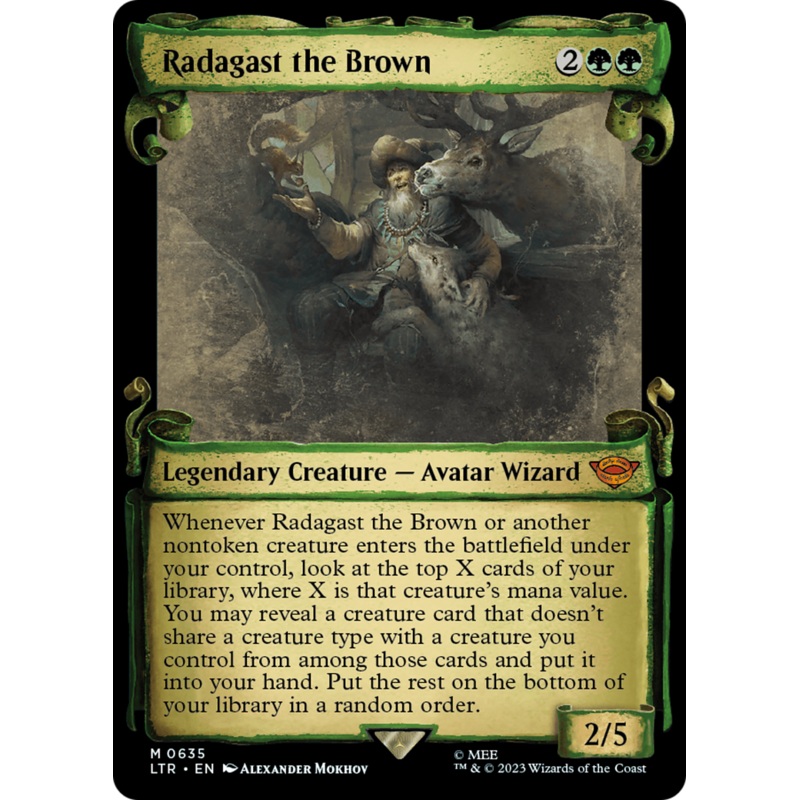 Radagast the Brown [The Lord of the Rings: Tales of Middle-Earth Showcase Scrolls]