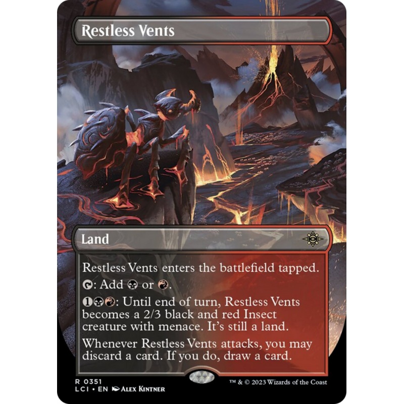 Restless Vents (Borderless) [The Lost Caverns of Ixalan]