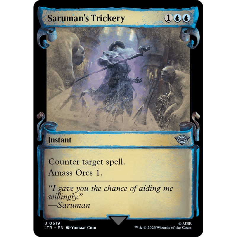 Saruman's Trickery [The Lord of the Rings: Tales of Middle-Earth Showcase Scrolls]