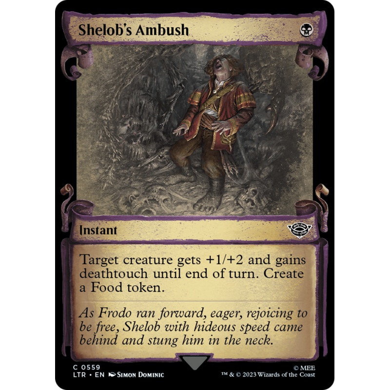 Shelob's Ambush [The Lord of the Rings: Tales of Middle-Earth Showcase Scrolls]