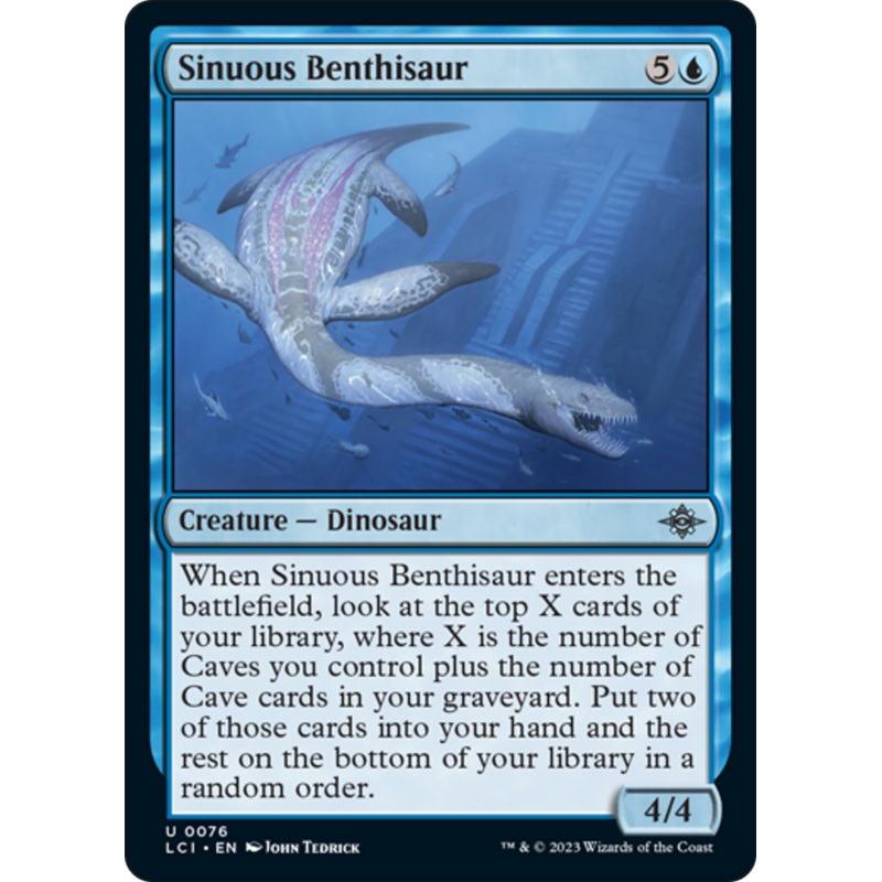 Sinuous Benthisaur [The Lost Caverns of Ixalan]
