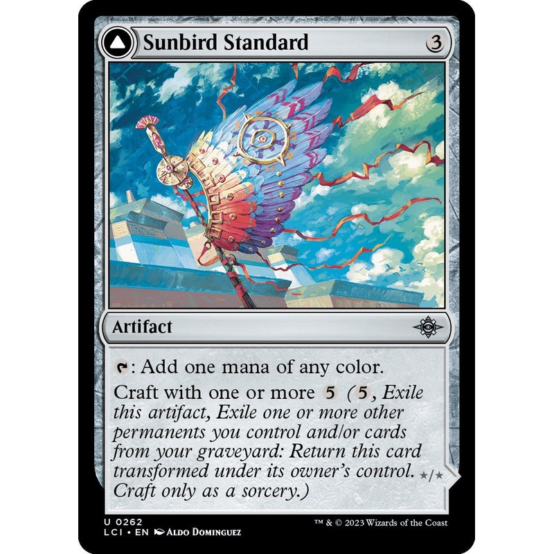 Sunbird Standard // Sunbird Effigy [The Lost Caverns of Ixalan]