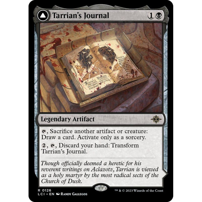 Tarrian's Journal // The Tomb of Aclazotz [The Lost Caverns of Ixalan]