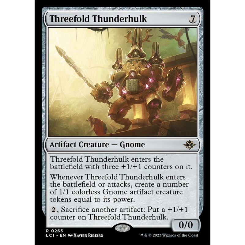 Threefold Thunderhulk [The Lost Caverns of Ixalan]