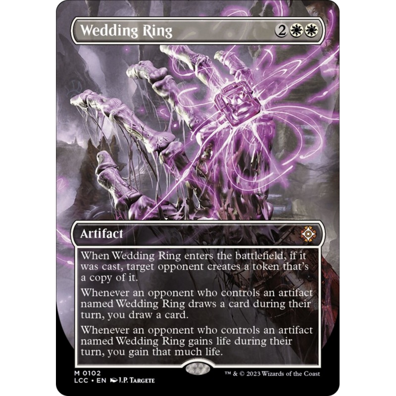 Wedding Ring (Borderless) [The Lost Caverns of Ixalan Commander]