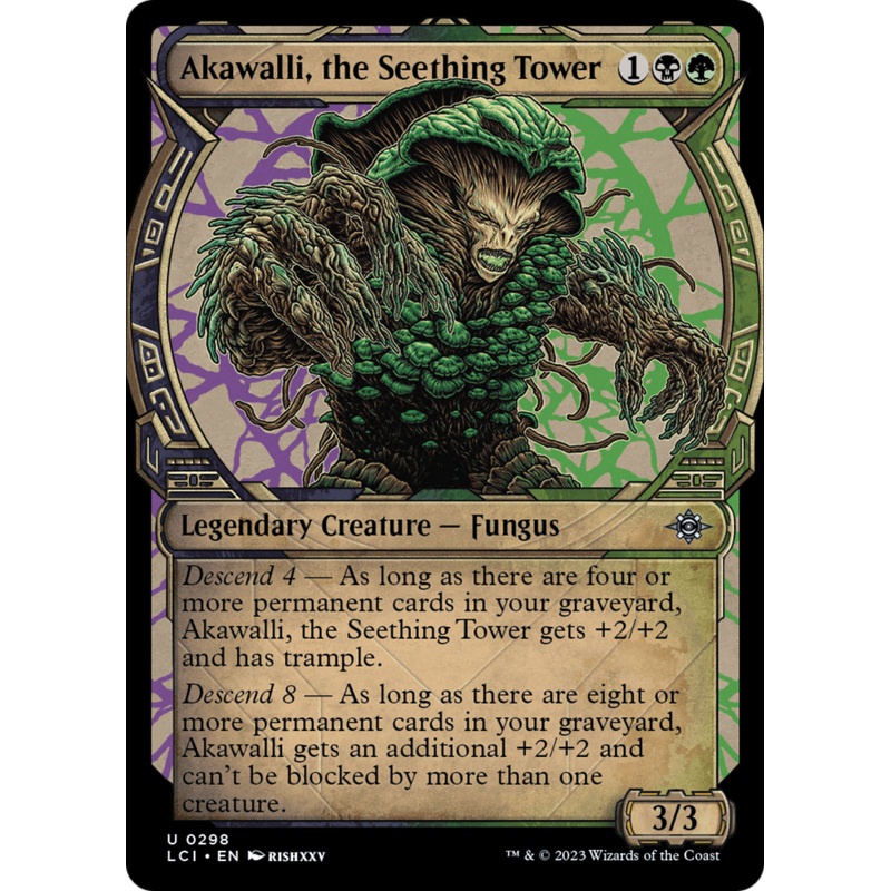 Akawalli, the Seething Tower (Showcase) [The Lost Caverns of Ixalan]