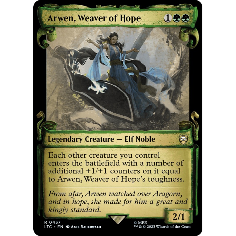Arwen, Weaver of Hope [The Lord of the Rings: Tales of Middle-Earth Commander Showcase Scrolls]