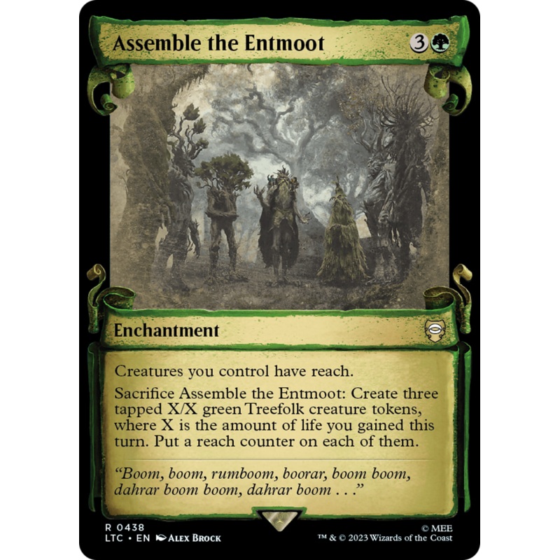 Assemble the Entmoot [The Lord of the Rings: Tales of Middle-Earth Commander Showcase Scrolls]
