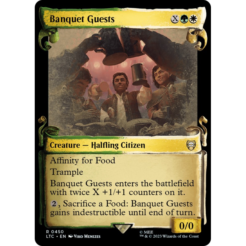 Banquet Guests [The Lord of the Rings: Tales of Middle-Earth Commander Showcase Scrolls]