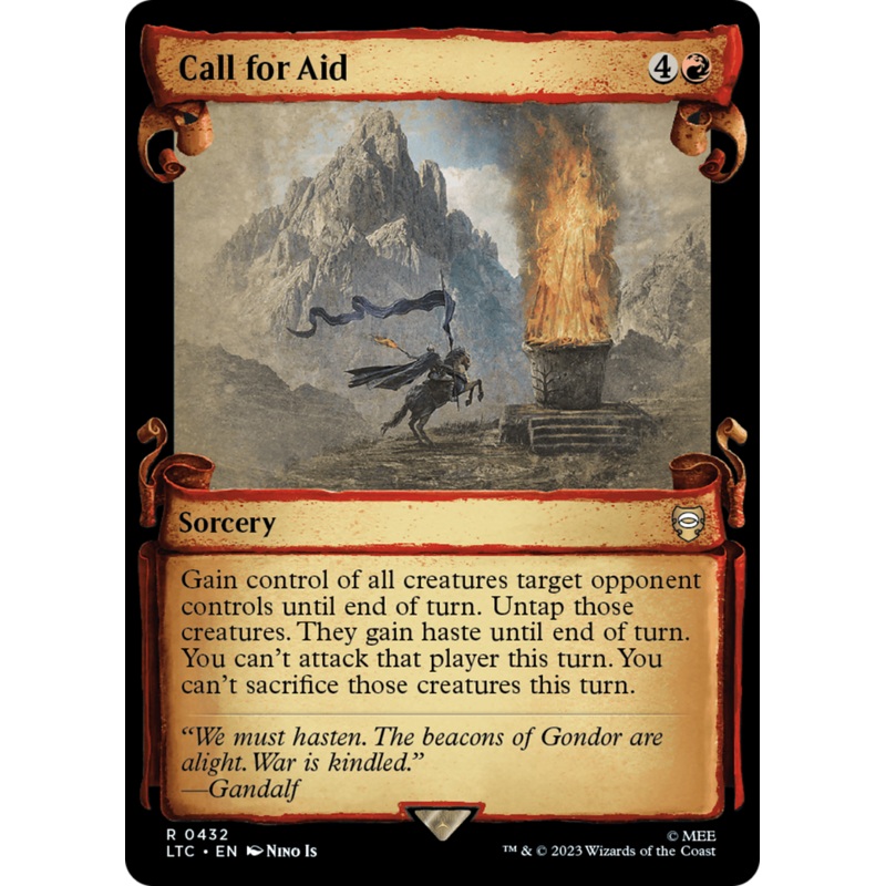 Call for Aid [The Lord of the Rings: Tales of Middle-Earth Commander Showcase Scrolls]