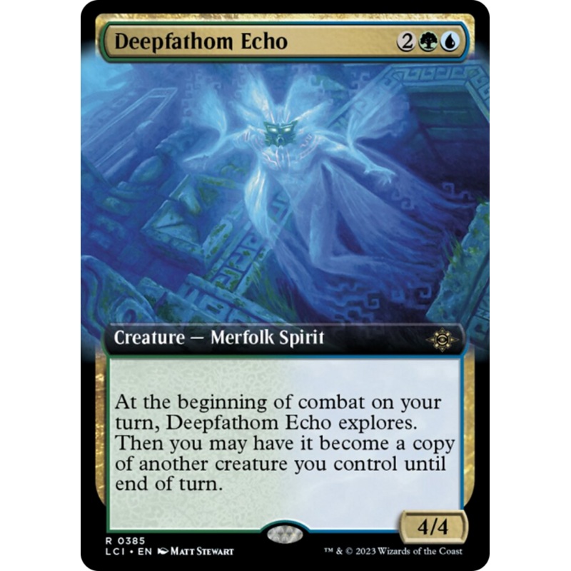Deepfathom Echo (Extended Art) [The Lost Caverns of Ixalan]