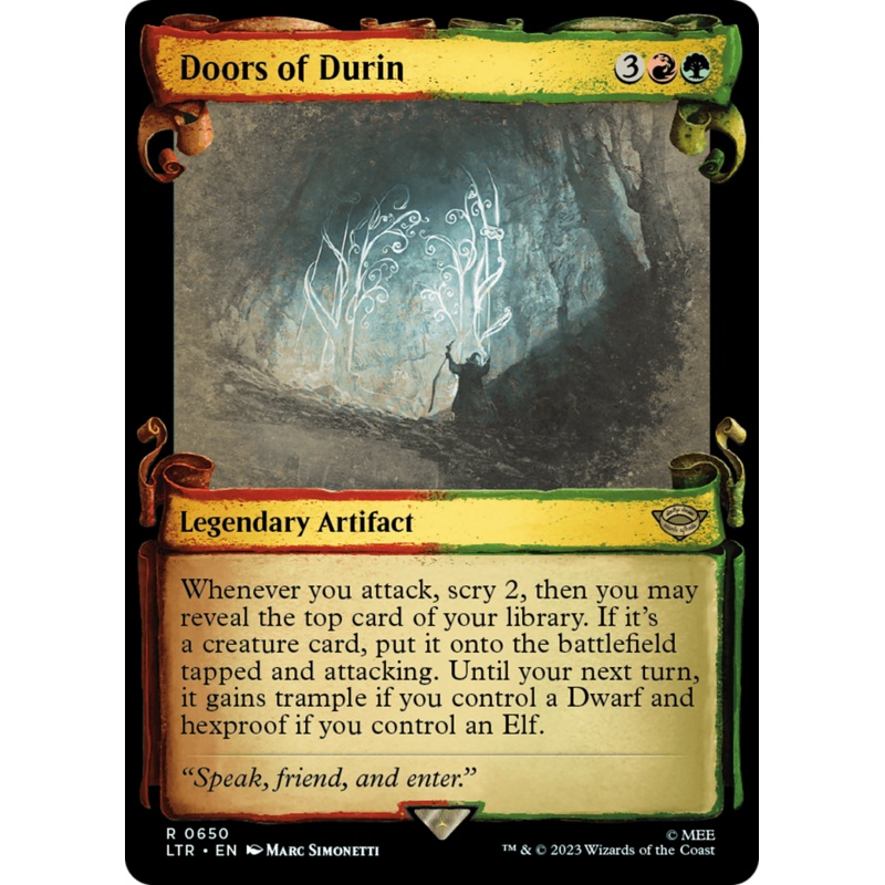 Doors of Durin [The Lord of the Rings: Tales of Middle-Earth Showcase Scrolls]