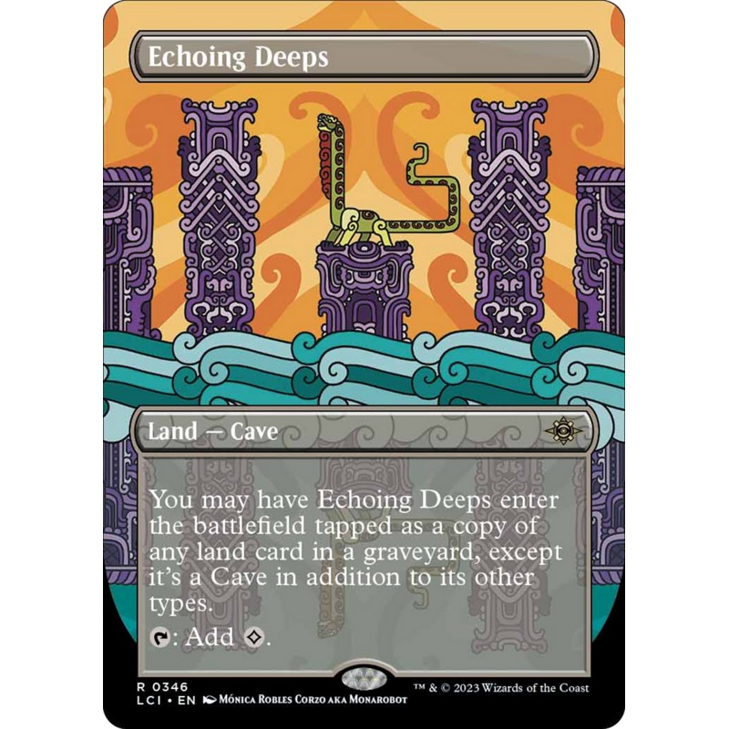 Echoing Deeps (Borderless) [The Lost Caverns of Ixalan]