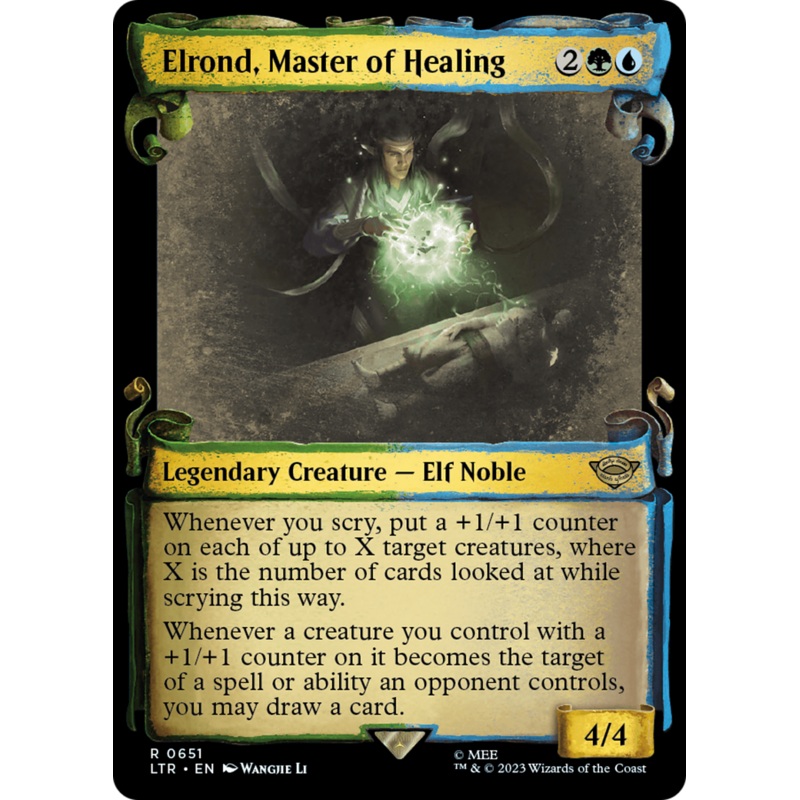 Elrond, Master of Healing [The Lord of the Rings: Tales of Middle-Earth Showcase Scrolls]