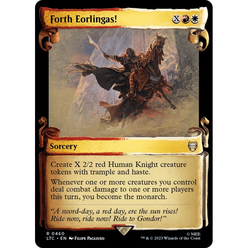 Forth Eorlingas! [The Lord of the Rings: Tales of Middle-Earth Commander Showcase Scrolls]