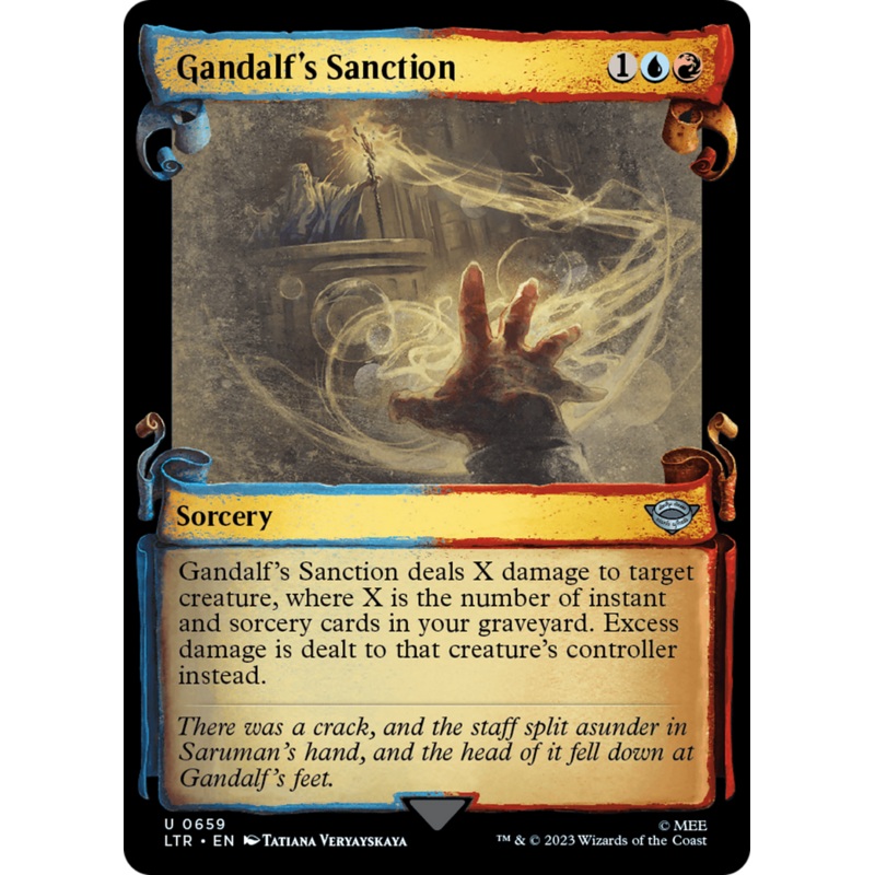 Gandalf's Sanction [The Lord of the Rings: Tales of Middle-Earth Showcase Scrolls]