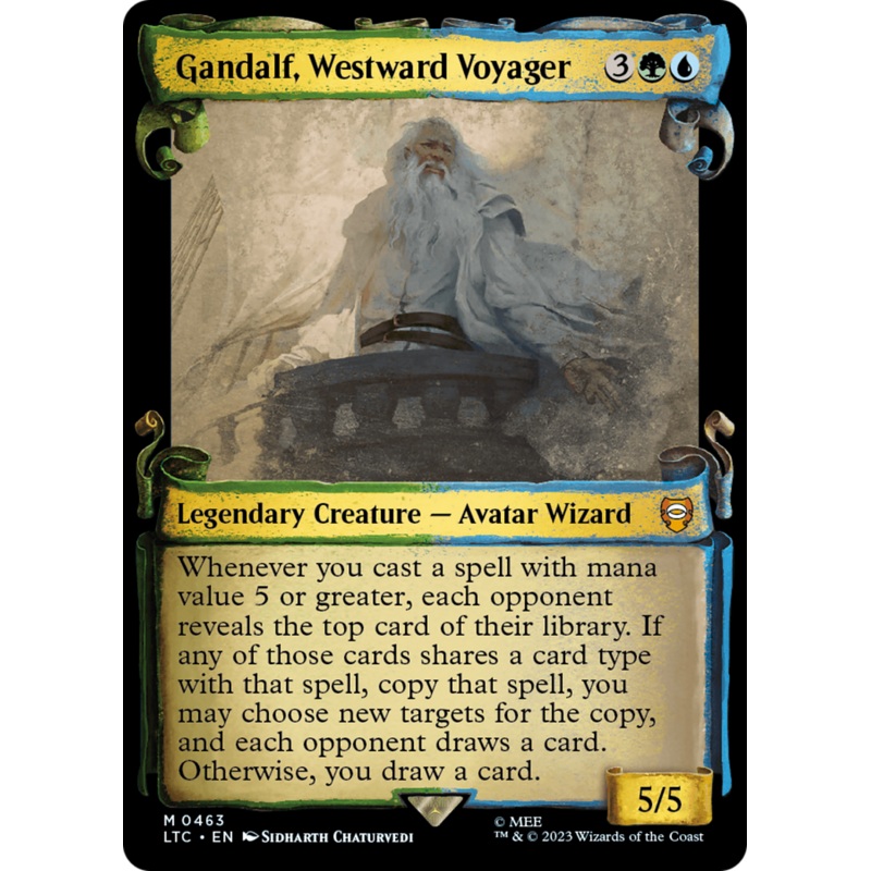 Gandalf, Westward Voyager [The Lord of the Rings: Tales of Middle-Earth Commander Showcase Scrolls]