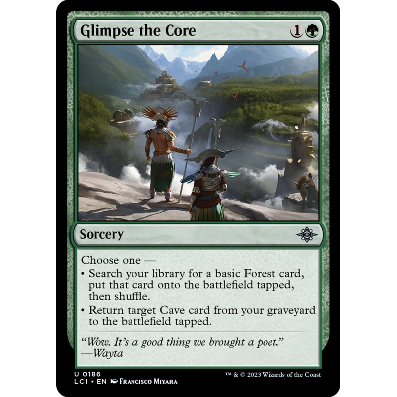 Glimpse the Core [The Lost Caverns of Ixalan]