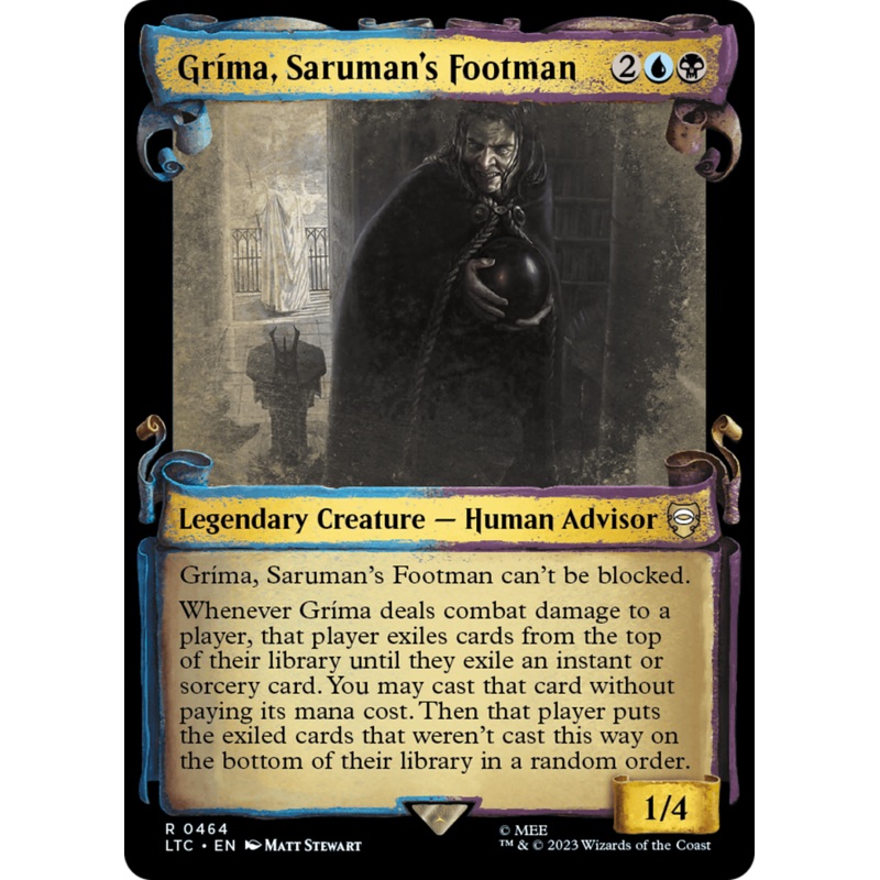 Grima, Saruman's Footman [The Lord of the Rings: Tales of Middle-Earth Commander Showcase Scrolls]