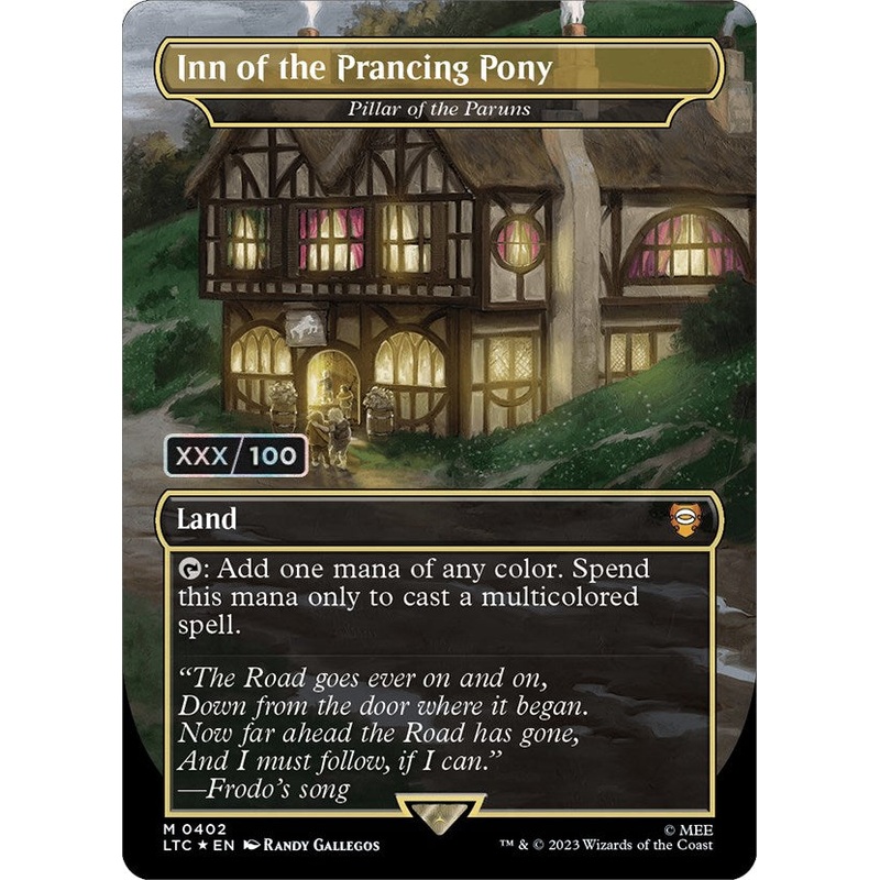 Inn of the Prancing Pony - Pillar of the Paruns (Serialized) [The Lord of the Rings: Tales of Middle-Earth Commander]