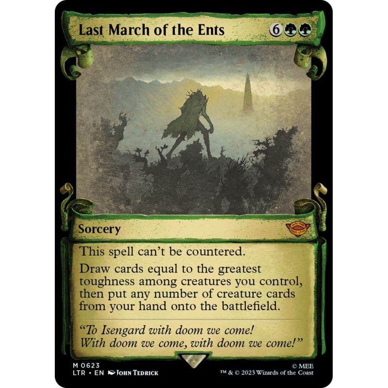 Last March of the Ents [The Lord of the Rings: Tales of Middle-Earth Showcase Scrolls]