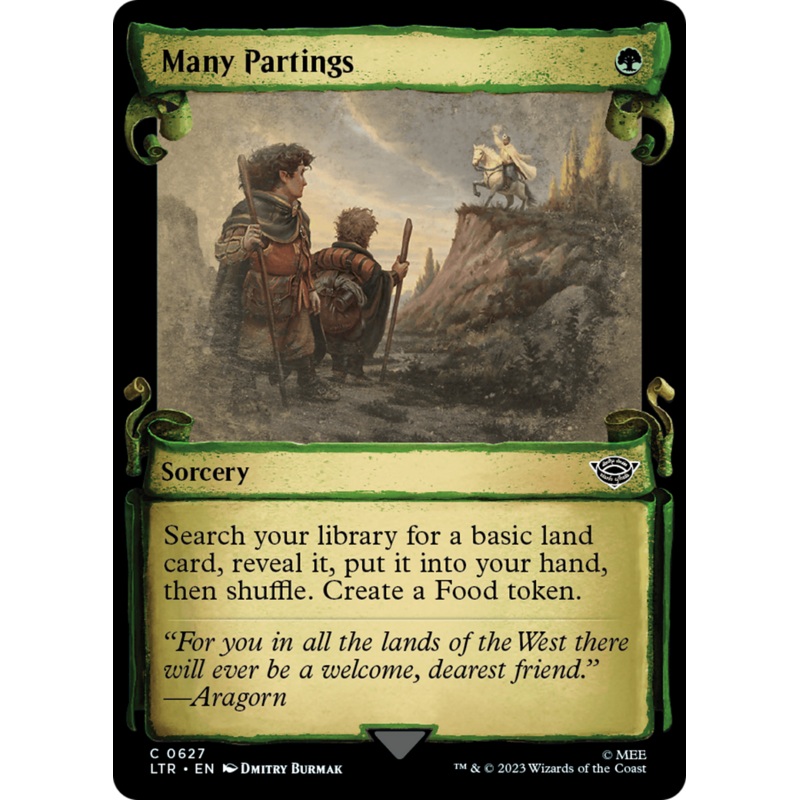 Many Partings [The Lord of the Rings: Tales of Middle-Earth Showcase Scrolls]