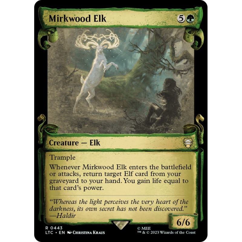 Mirkwood Elk [The Lord of the Rings: Tales of Middle-Earth Commander Showcase Scrolls]