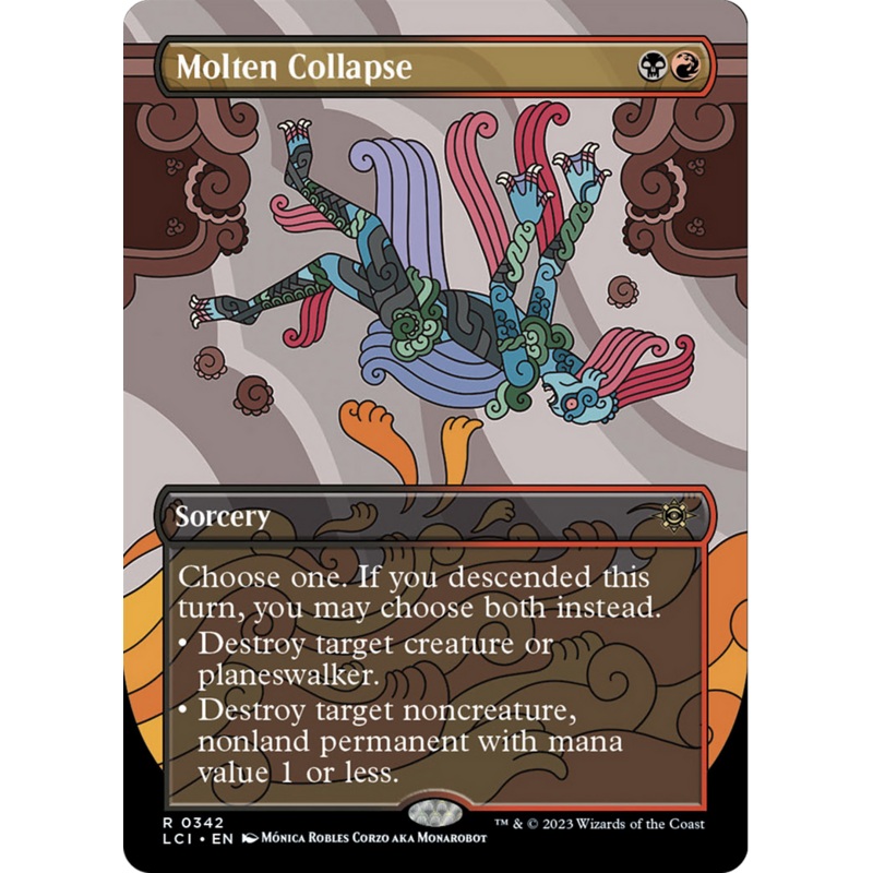 Molten Collapse (Borderless) [The Lost Caverns of Ixalan]