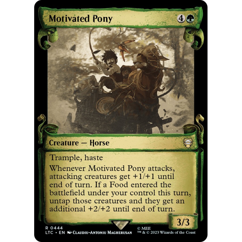 Motivated Pony [The Lord of the Rings: Tales of Middle-Earth Commander Showcase Scrolls]