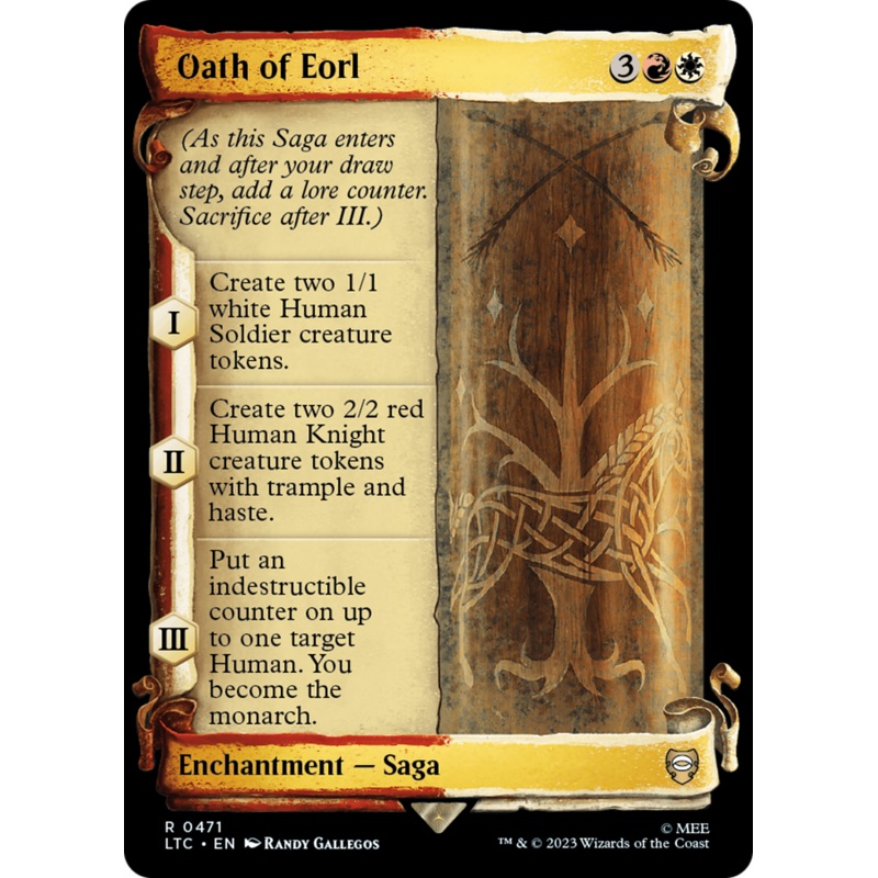 Oath of Eorl [The Lord of the Rings: Tales of Middle-Earth Commander Showcase Scrolls]