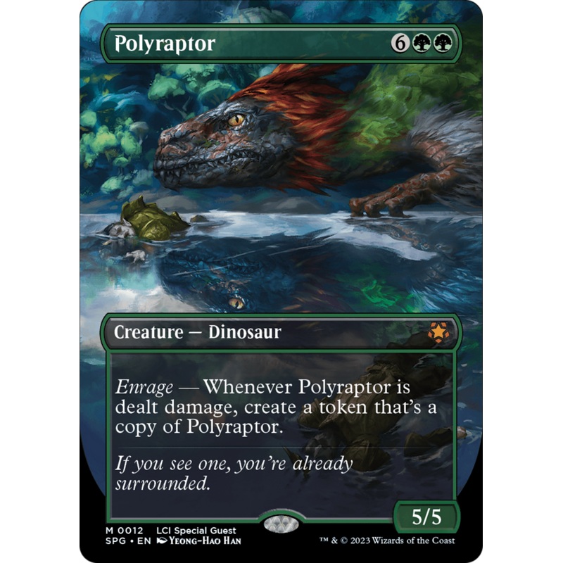 Polyraptor (Borderless) [The Lost Caverns of Ixalan Special Guests]