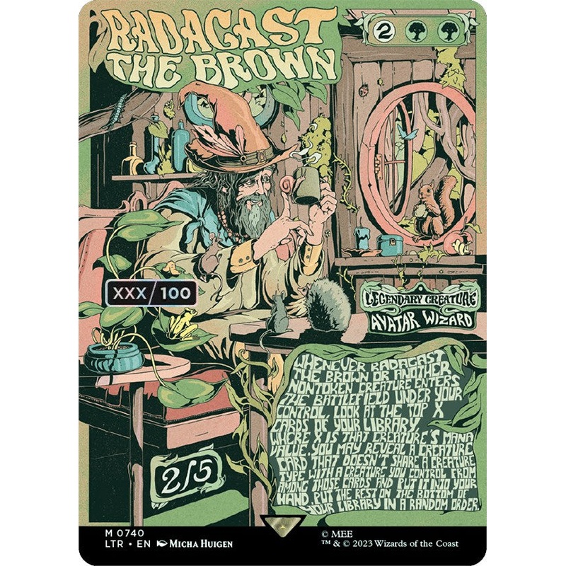 Radagast the Brown (Borderless Poster) (Serialized) [The Lord of the Rings: Tales of Middle-Earth]