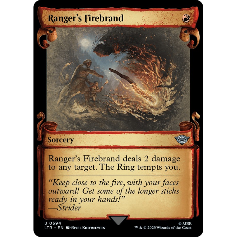 Ranger's Firebrand [The Lord of the Rings: Tales of Middle-Earth Showcase Scrolls]