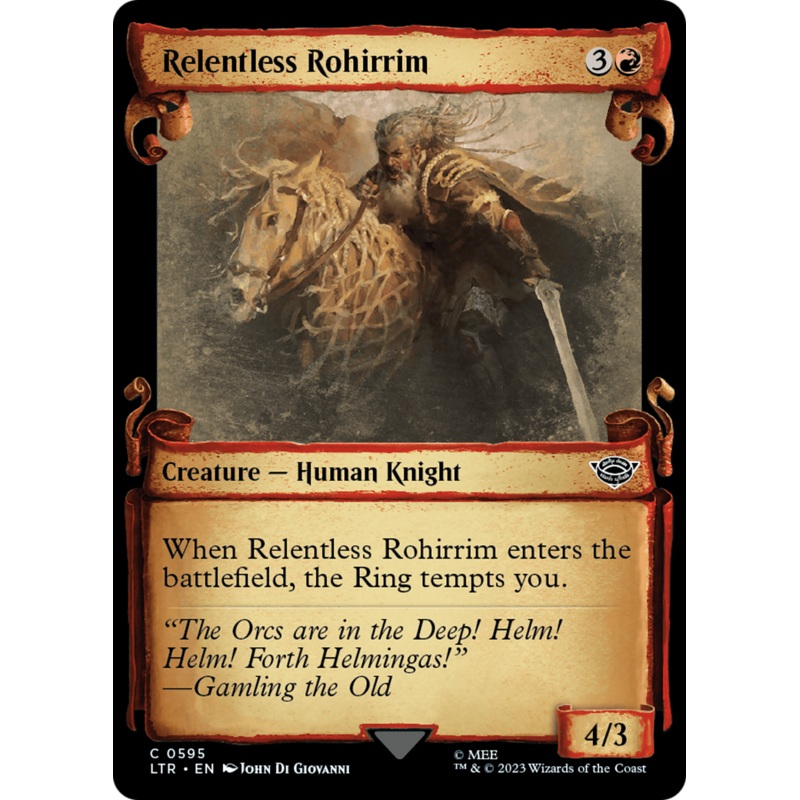 Relentless Rohirrim [The Lord of the Rings: Tales of Middle-Earth Showcase Scrolls]