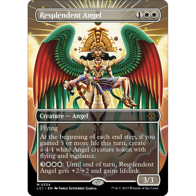 Resplendent Angel (Borderless) [The Lost Caverns of Ixalan]