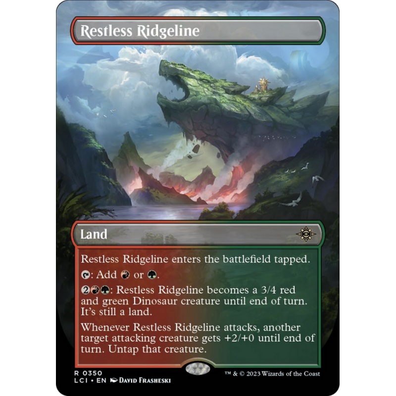 Restless Ridgeline (Borderless) [The Lost Caverns of Ixalan]