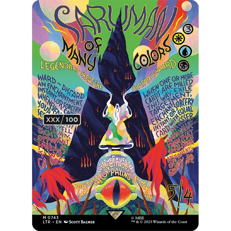 Saruman of Many Colors (Borderless Poster) (Serialized) [The Lord of the Rings: Tales of Middle-Earth]