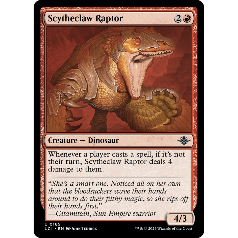 Scytheclaw Raptor [The Lost Caverns of Ixalan]