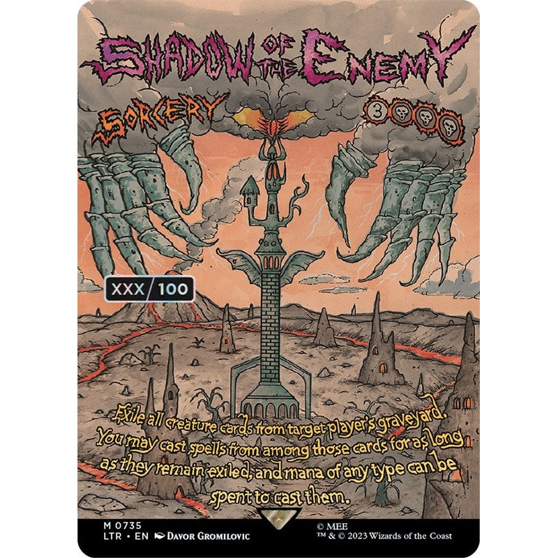 Shadow of the Enemy (Borderless Poster) (Serialized) [The Lord of the Rings: Tales of Middle-Earth]