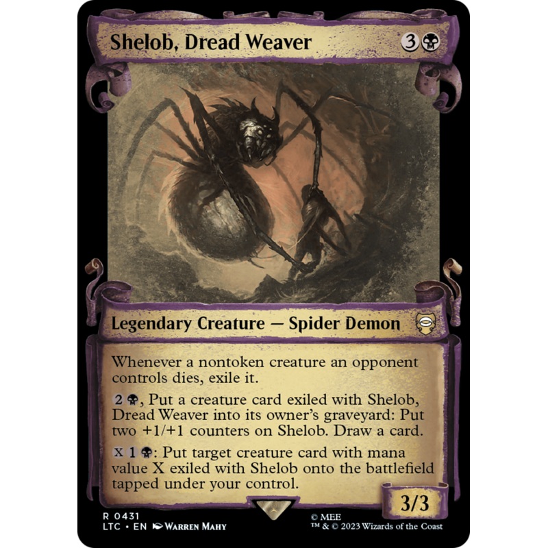 Shelob, Dread Weaver [The Lord of the Rings: Tales of Middle-Earth Commander Showcase Scrolls]
