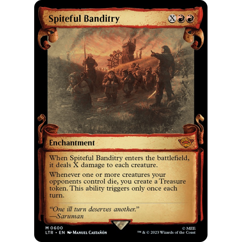 Spiteful Banditry [The Lord of the Rings: Tales of Middle-Earth Showcase Scrolls]