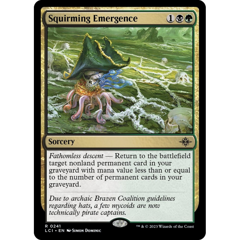 Squirming Emergence [The Lost Caverns of Ixalan]