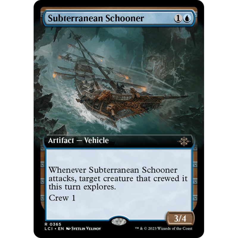 Subterranean Schooner (Extended Art) [The Lost Caverns of Ixalan]
