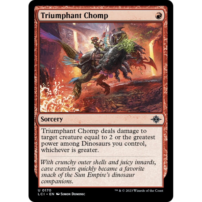 Triumphant Chomp [The Lost Caverns of Ixalan]